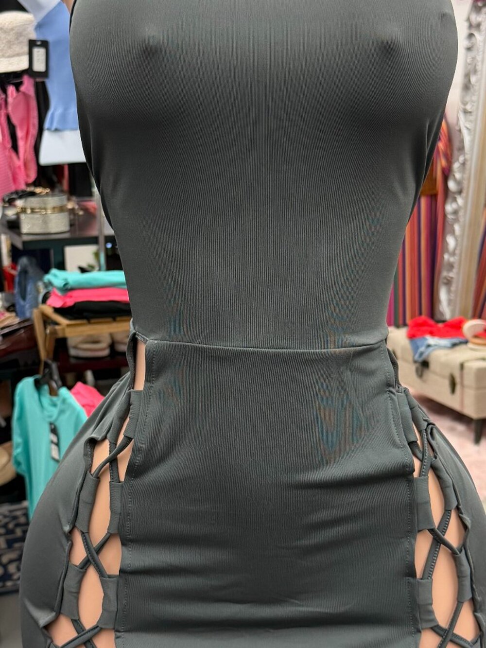 Drawstring dress - Picture 3 of 3